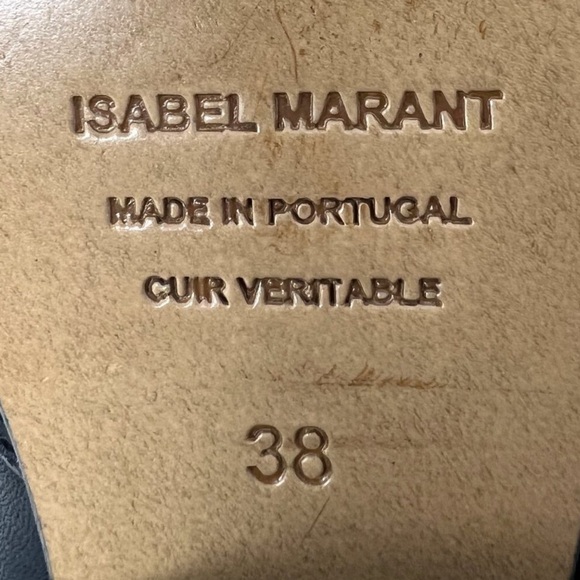 Isabel Marant Dawyna Black Leather Silver Studded Western Pointed Ankle Boots. - Picture 6 of 8